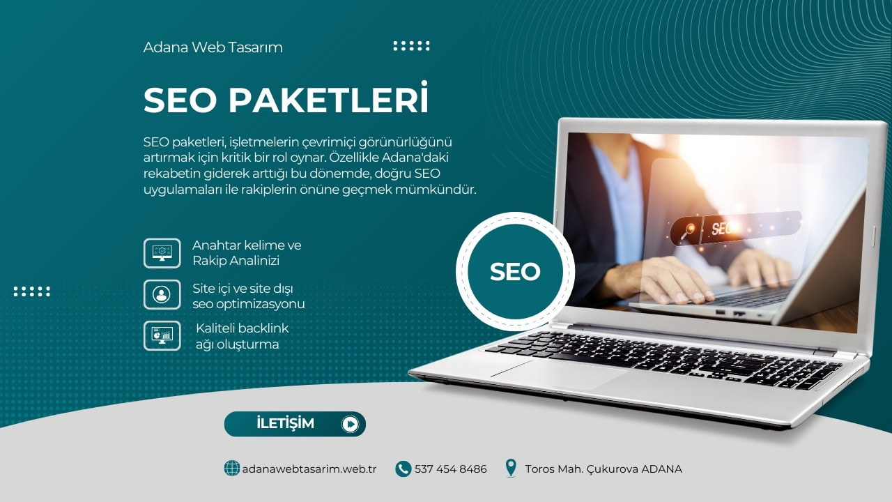 Adana SEO Paketleri ile Rekabet Avantajı Elde Edin