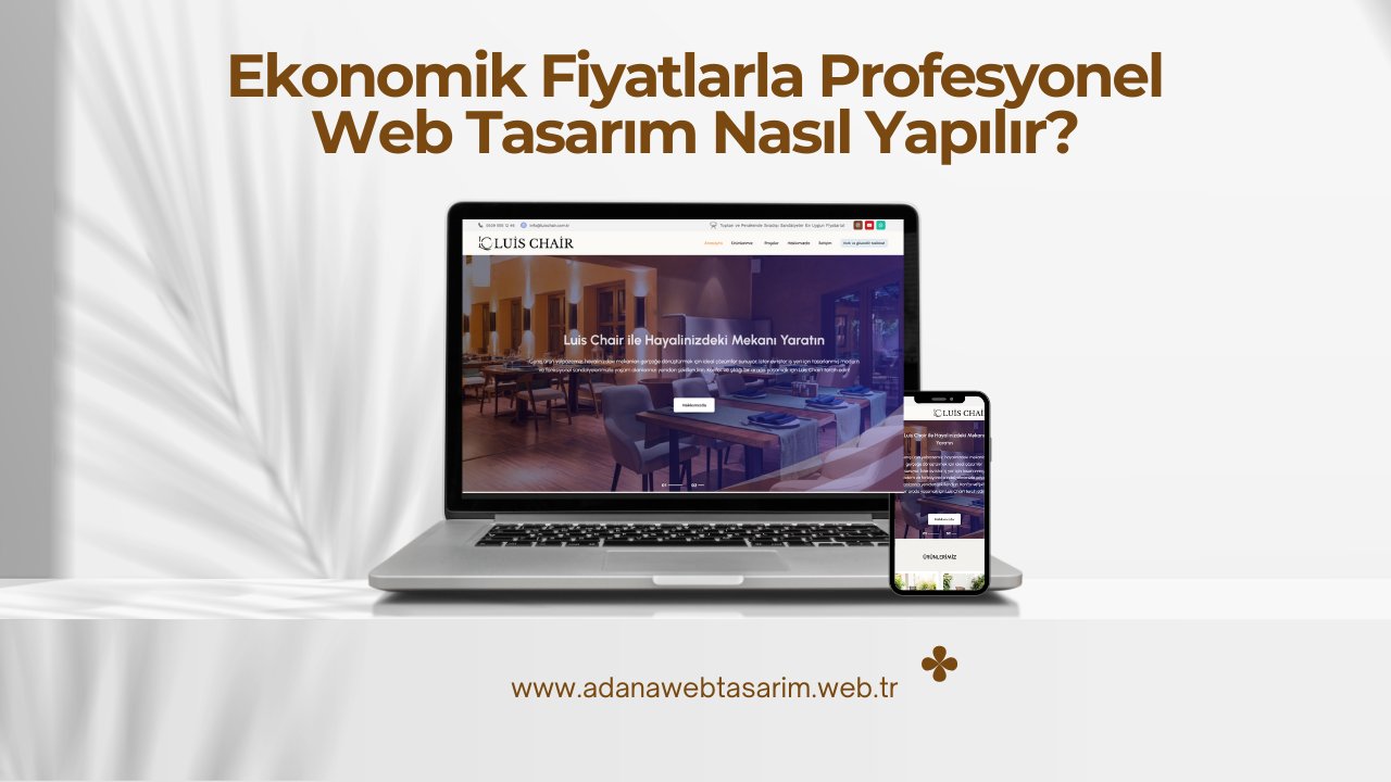 Ekonomik Fiyatlarla Profesyonel Web Tasarım